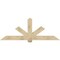 Ekena Millwork Kennewick Rough Sawn Timber Gable Bracket, Douglas Fir, 84"W x 31"H x 6"D x 6"F, 9/12 Pitch GBW084X31X0606KEN00RDF - alternate 1